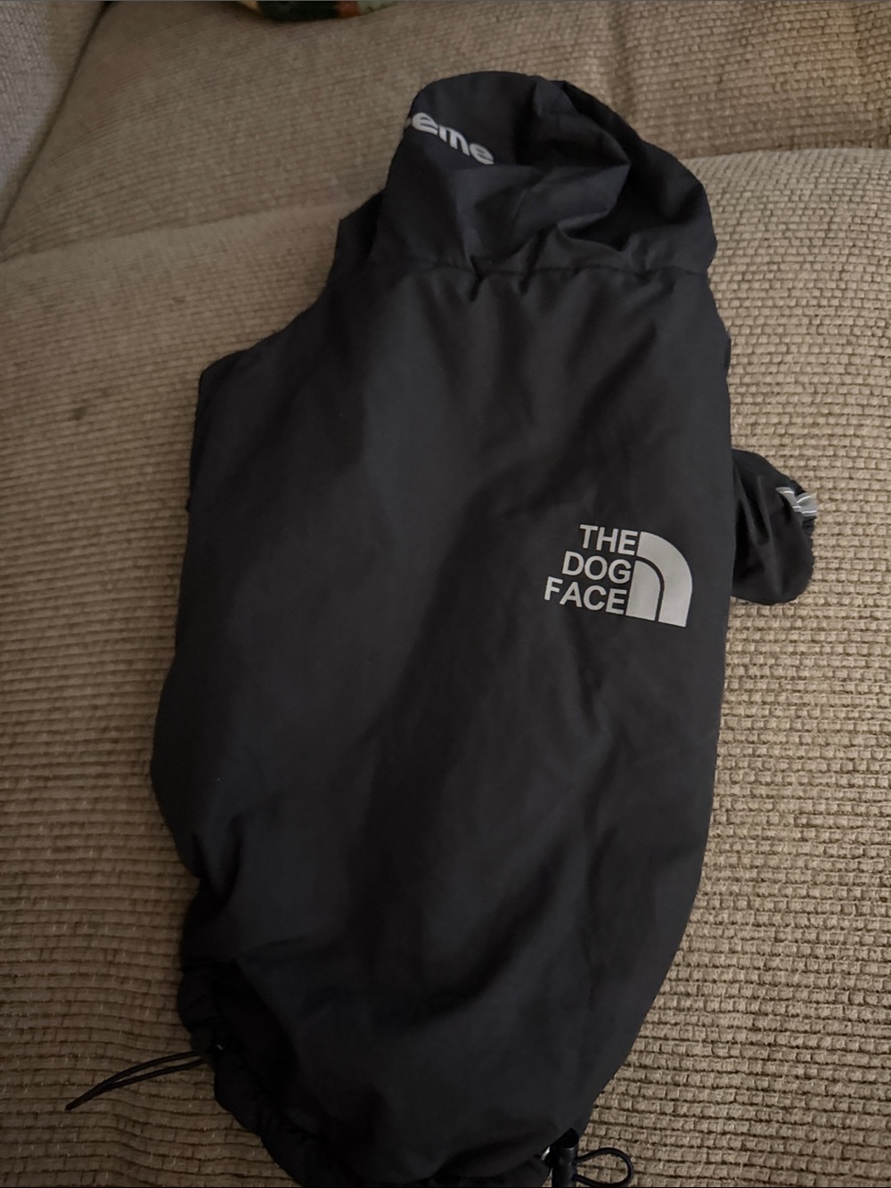 Black Dog Jacket - Water-Resistant Pet Coat